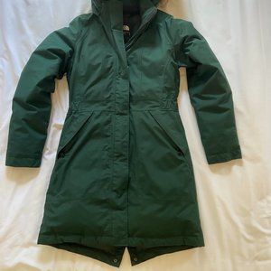 Dark Green North Face Parka
